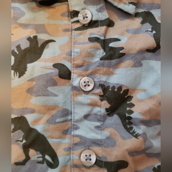 Boy's Dinosaur Shirt 2 Pack Playwear Set - Picture 4 of 9